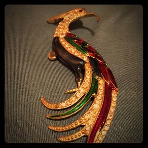 Vintage - Peacock brooch